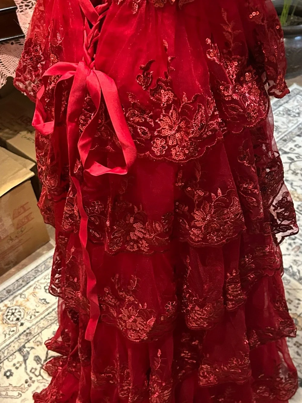 Source Unknown elegant red